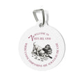 Mystery Themed Dog ID Tag — "Welcome to Vista del Vino: Where Canine Companions are Always on the Case"