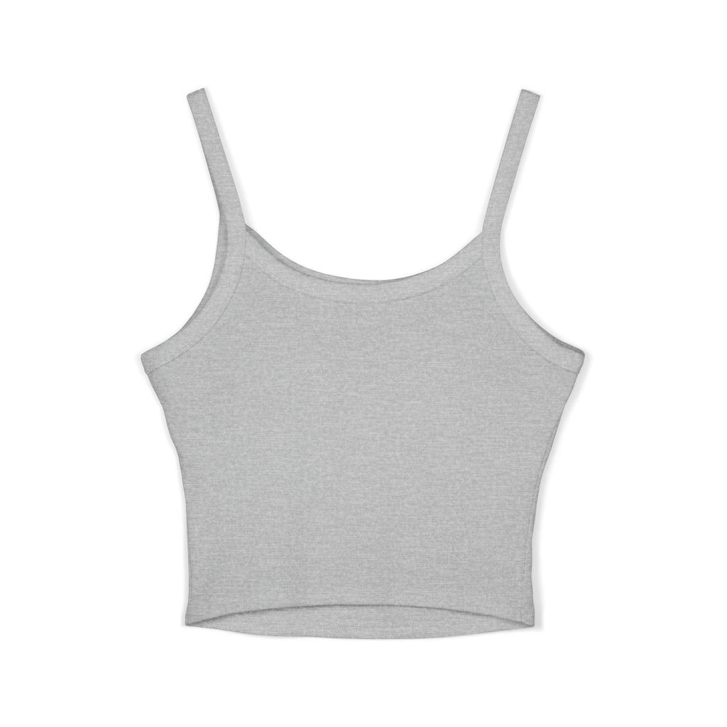 Spaghetti Tank — “Fiction is my favorite coping strategy” Literary Crop Top