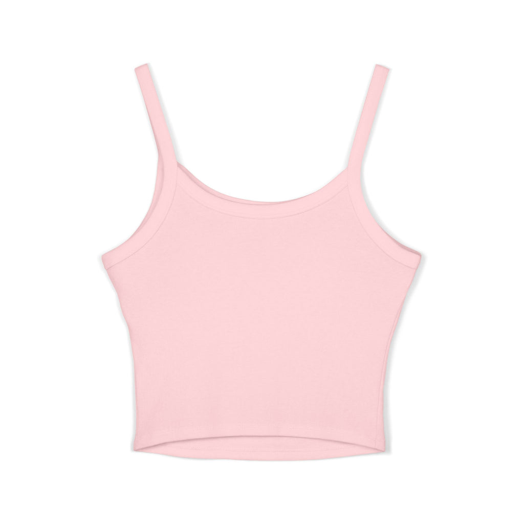Spaghetti Tank — “Fiction is my favorite coping strategy” Literary Crop Top