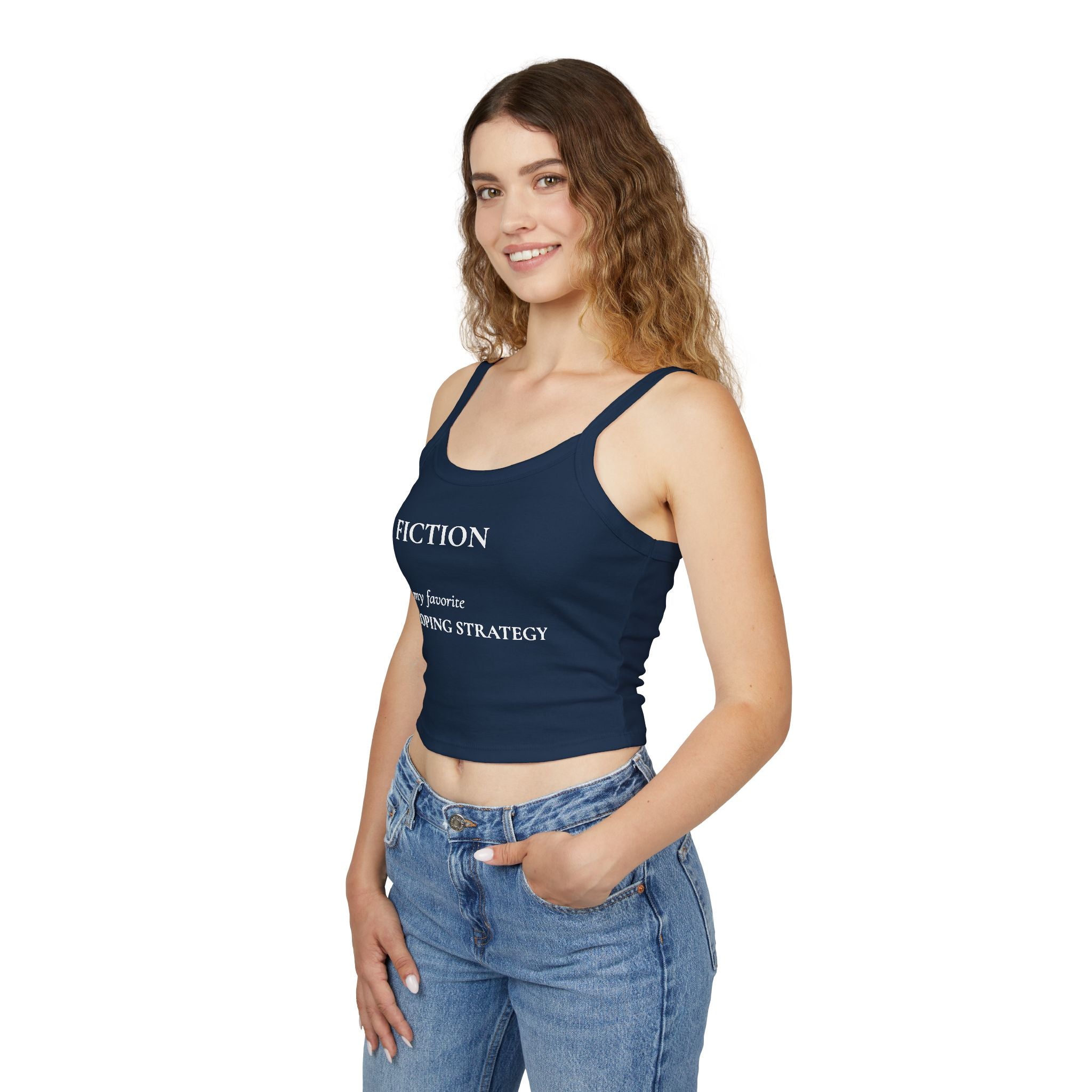 "Fiction Is My Favorite Coping Strategy" Tank Top