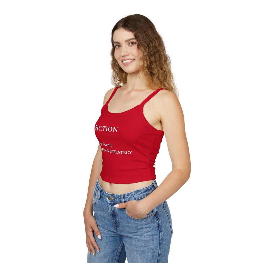 "Fiction Is My Favorite Coping Strategy" Tank Top