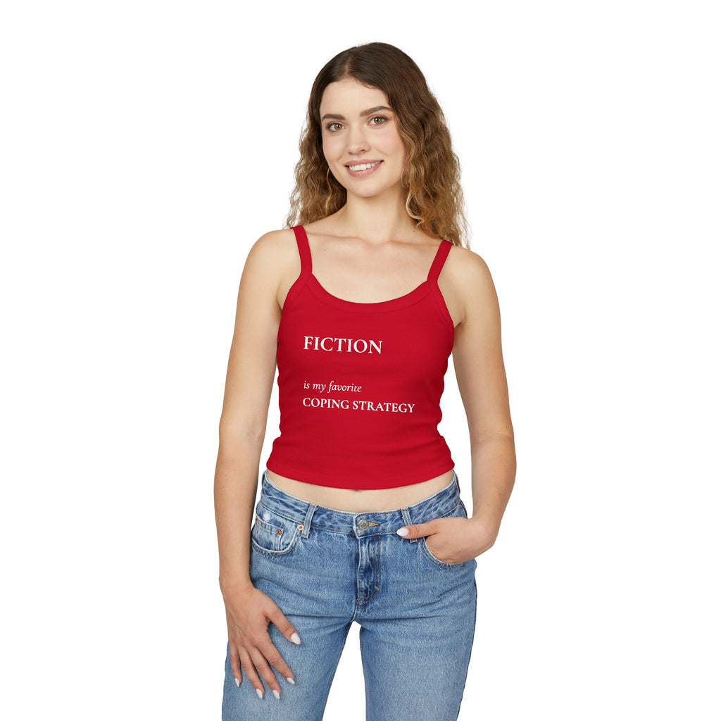 "Fiction Is My Favorite Coping Strategy" Tank Top