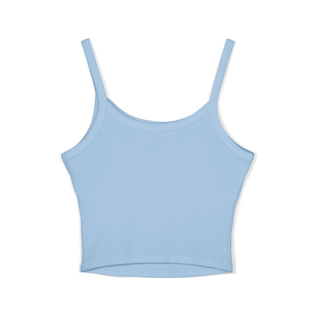 Spaghetti Tank — “Fiction is my favorite coping strategy” Literary Crop Top