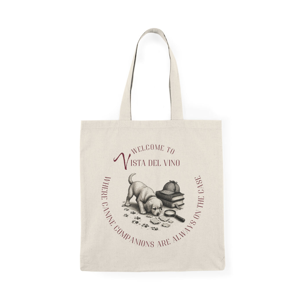Mystery Themed Tote Bag — "Where Canine Companions are Always on the Case"