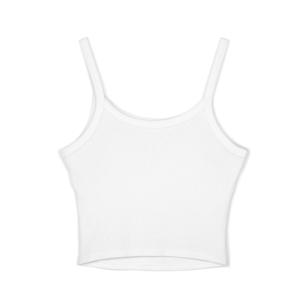 Spaghetti Tank — “Fiction is my favorite coping strategy” Literary Crop Top