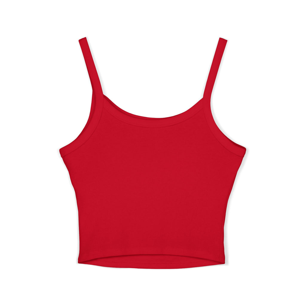 Spaghetti Tank — “Fiction is my favorite coping strategy” Literary Crop Top